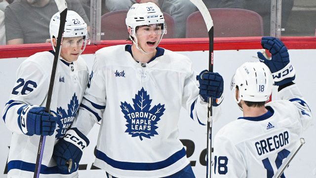 Minten successfully overcomes challenging test, as stars shine in Maple Leafs victory
