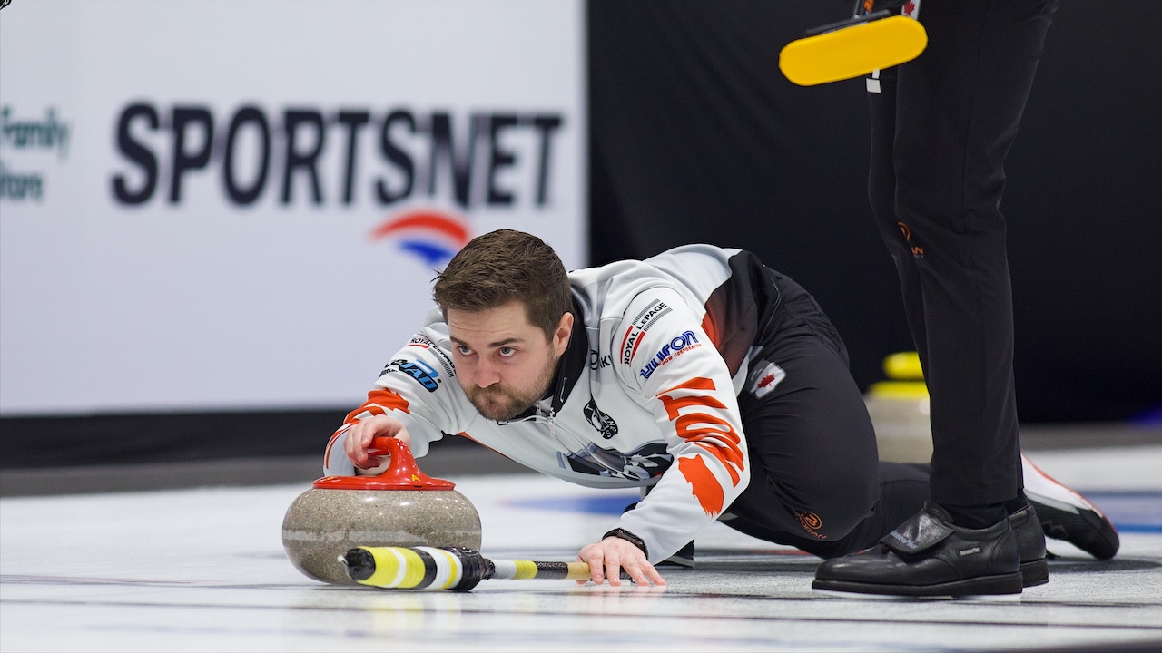 Brad Gushue secures first victory at WFG Masters by defeating Mike McEwen