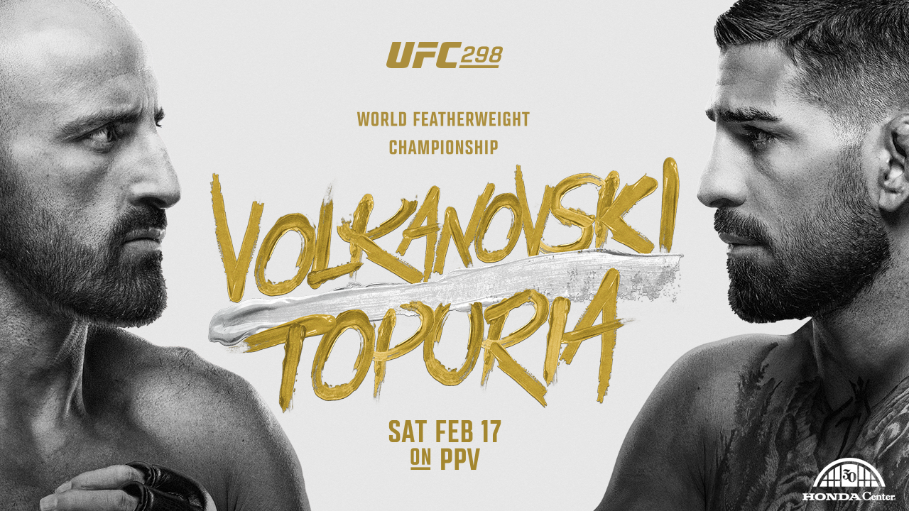 Can Topuria, the undefeated fighter, defeat the aging champion at UFC 298?