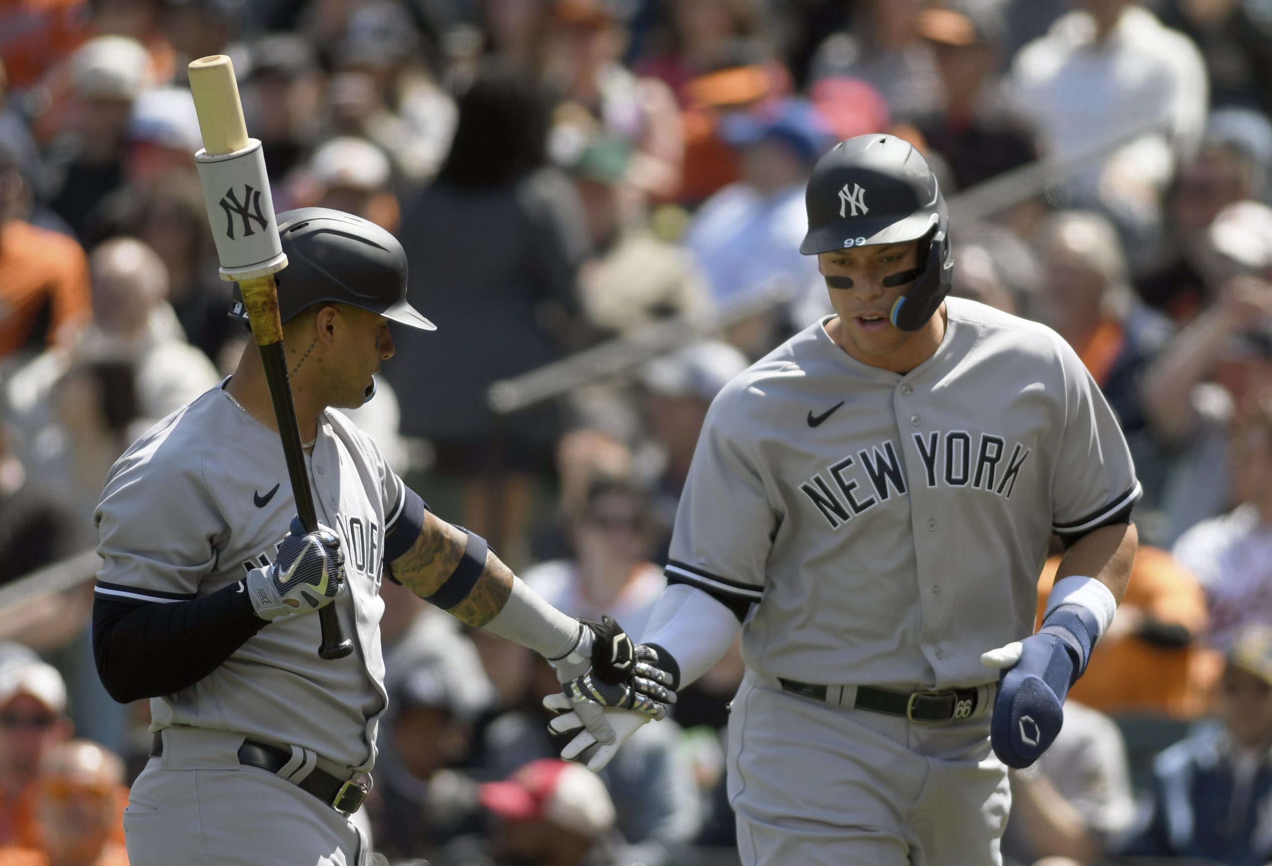 Judge hits his 27th homer of the season against Orioles with a two-run shot