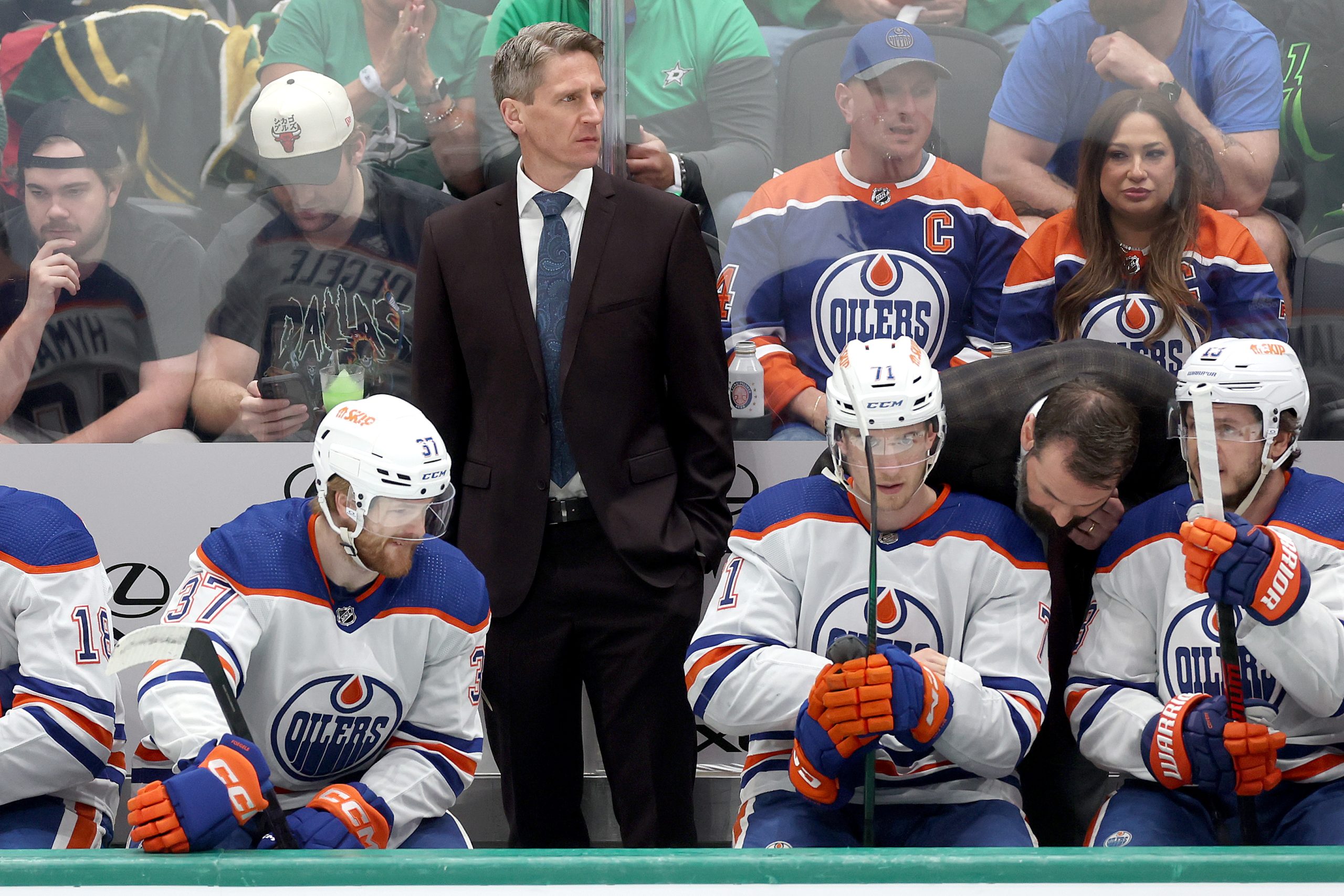 Oilers Discuss Game 1 Loss in Live Off-Day Press Conference