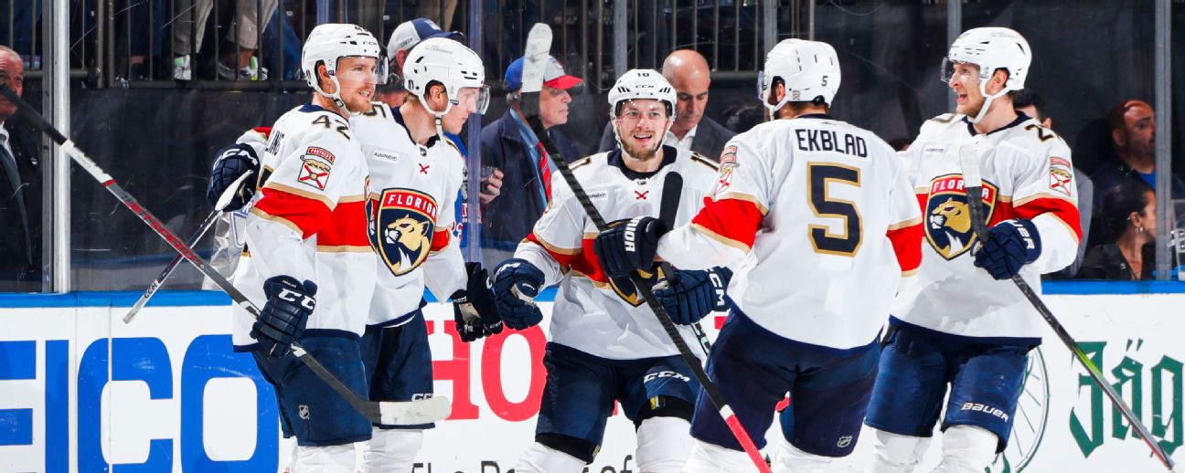 Panthers and Rangers share post-series handshake after six-game matchup