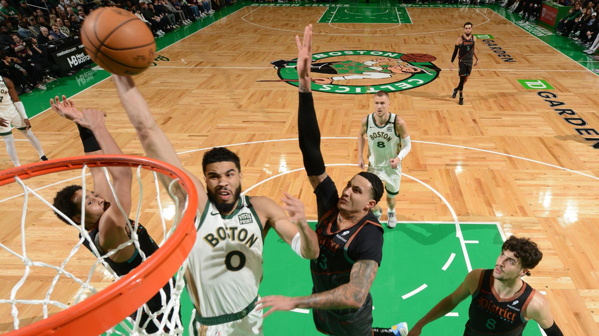 Pritchard’s Half-Court Buzzer Beater Highlights Celtics’ Dominant Half