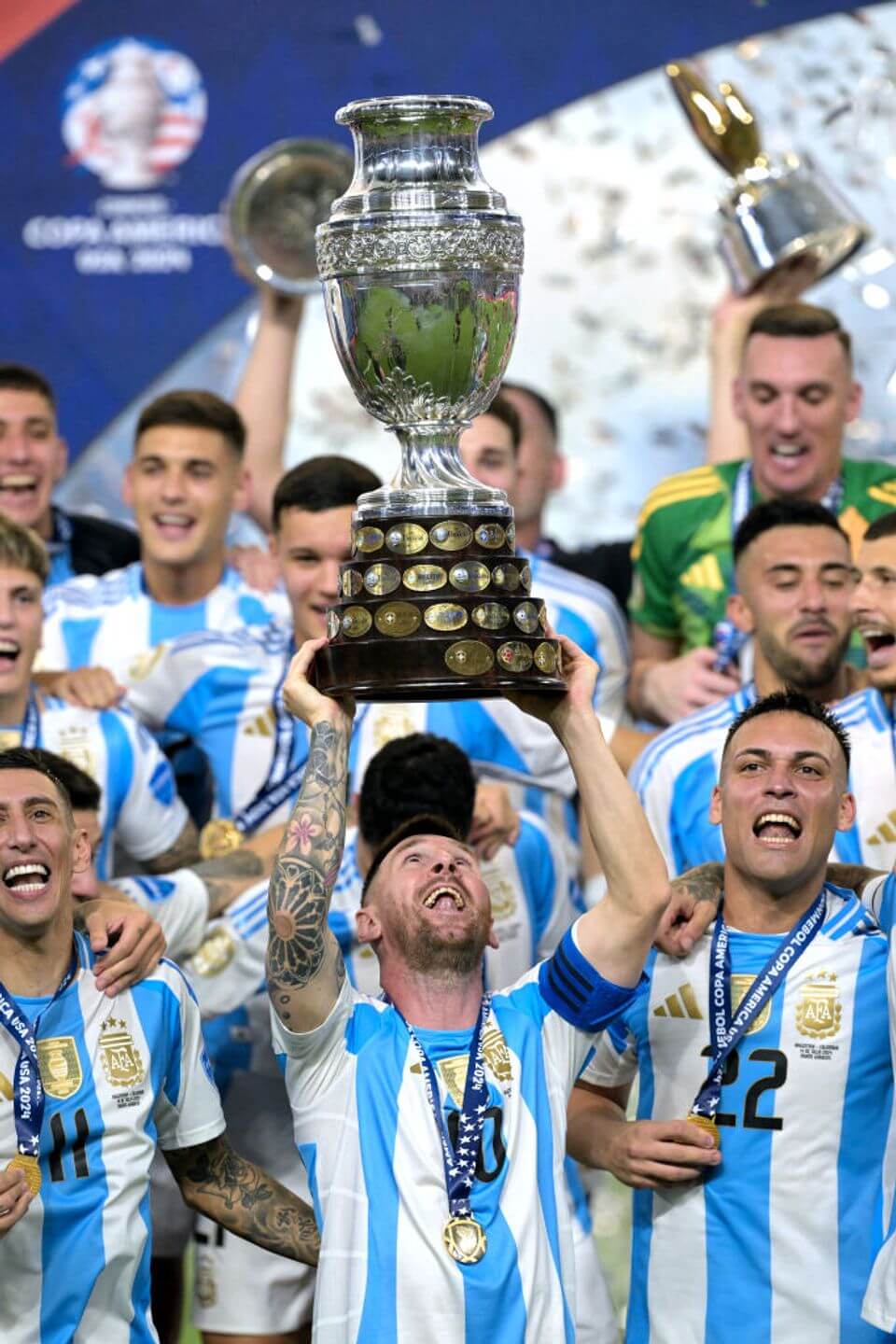 Argentina and Messi receive praise from football fans after winning Copa America for the second time