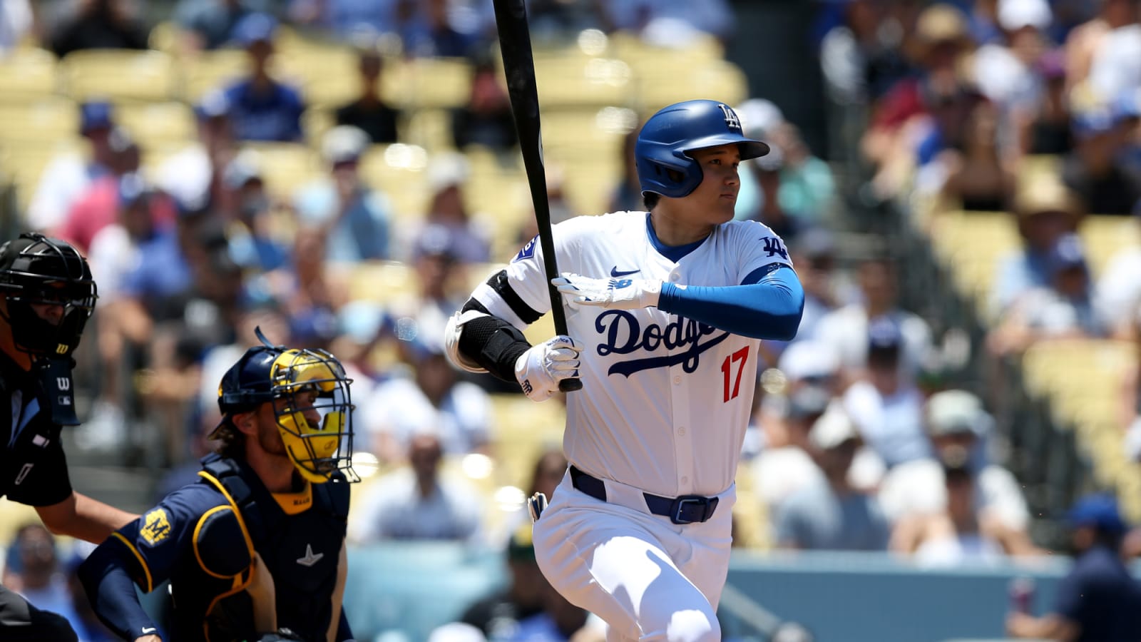 Dodgers' Ohtani demonstrates impressive speed with leadoff triple against Tigers