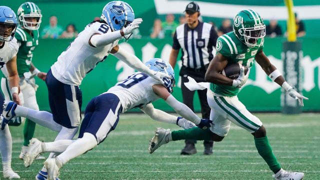 Lions hand Roughriders first loss of season with dominant win