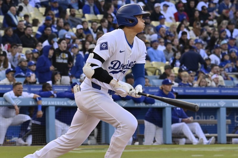 Shohei Ohtani of the Dodgers Hits Upper-Deck Home Run