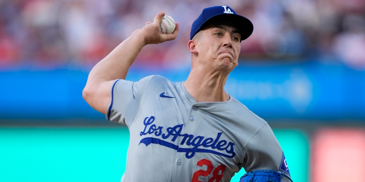 Tyler Glasnow of the Dodgers participates in simulated game and is anticipated to start against the Giants next week.