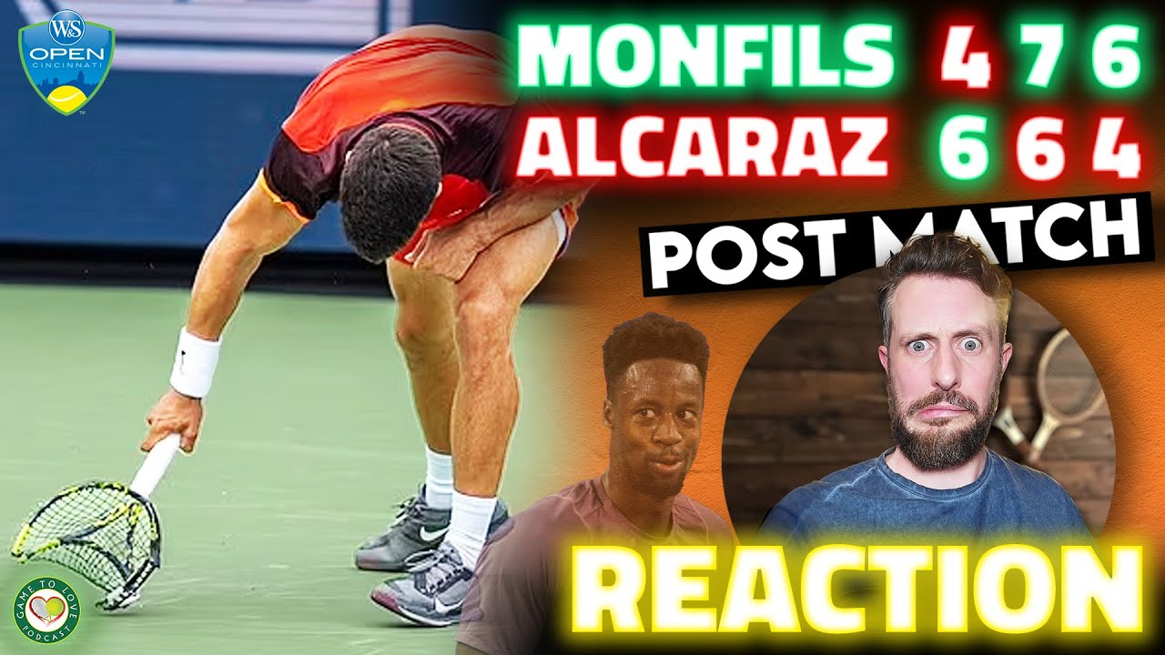 Alcaraz expresses frustration by smashing racket after losing game