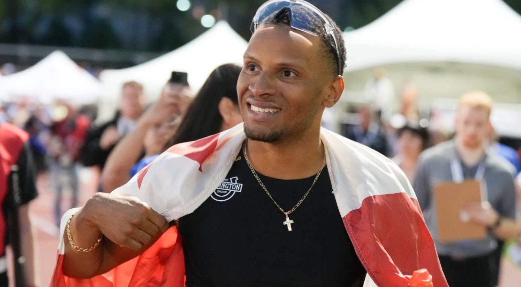 Andre De Grasse of Canada eliminated in the semifinals of the Olympic 100-meter race