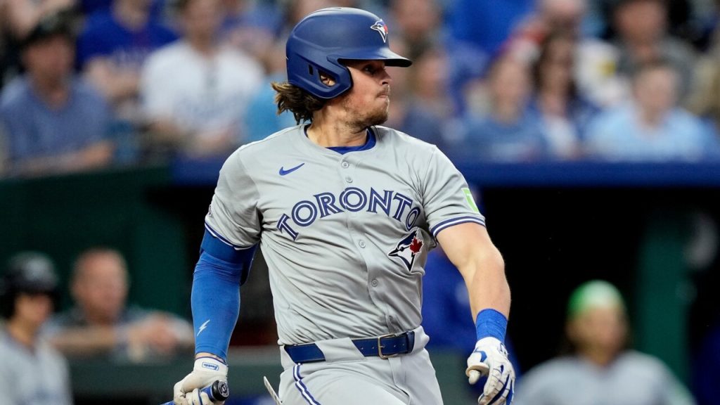 Barger of the Blue Jays Hits Third Home Run of the Season