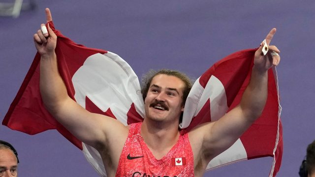 Camryn Rogers wins two gold medals for Canada in Olympic hammer throw