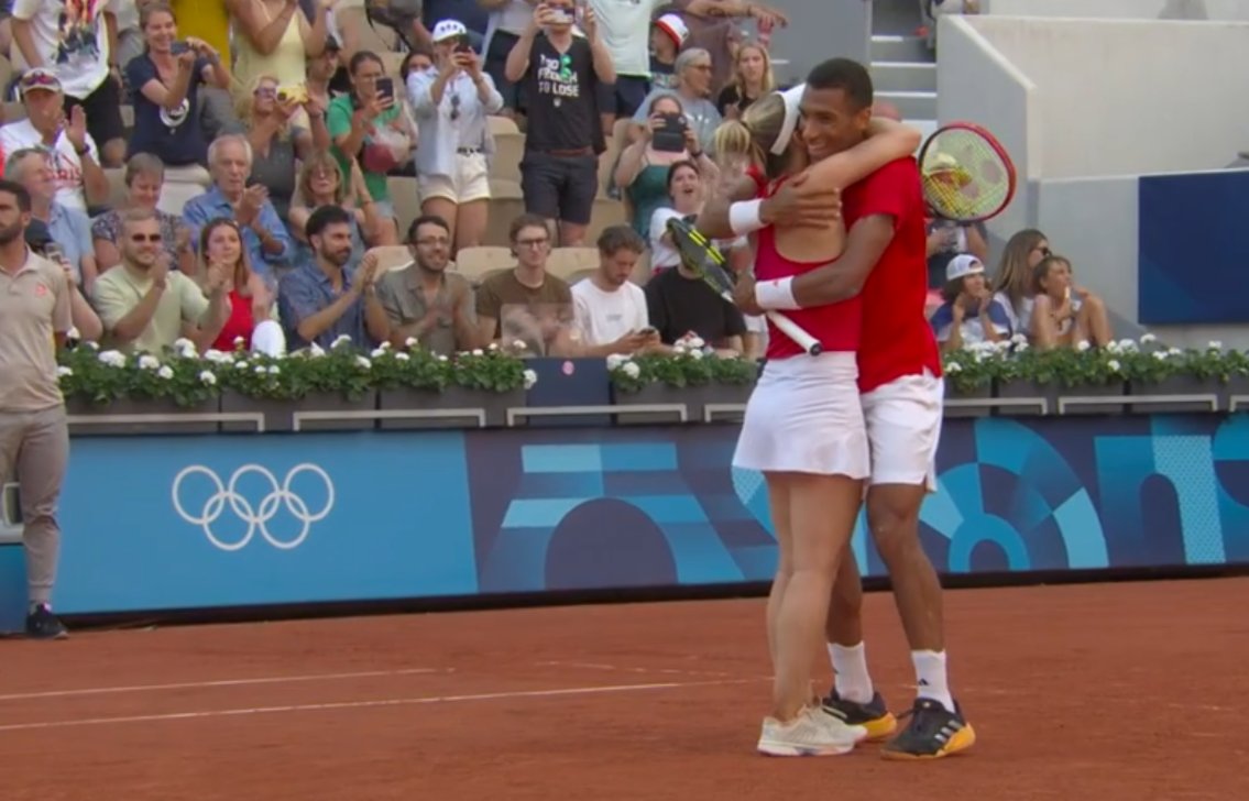 Dabrowski and Auger-Aliassime of Canada win bronze in mixed doubles tennis