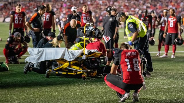 Jaelon Acklin, Redblacks wide receiver, discharged from hospital with negative scan results