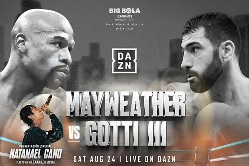 Mayweather completes full fight against Gotti III and requests referee change