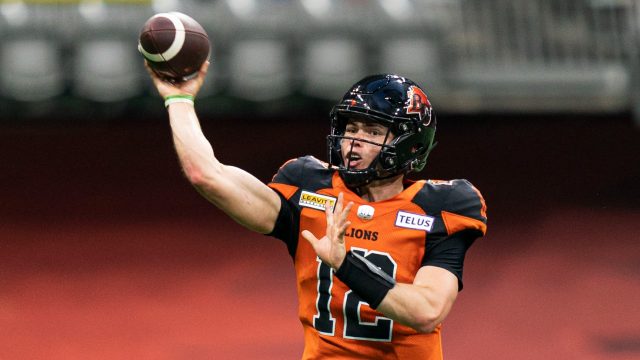 Nathan Rourke named starting quarterback for Lions game against Blue Bombers