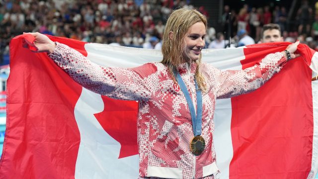 Summer McIntosh of Canada Wins Second Olympic Gold in 200-Metre Butterfly