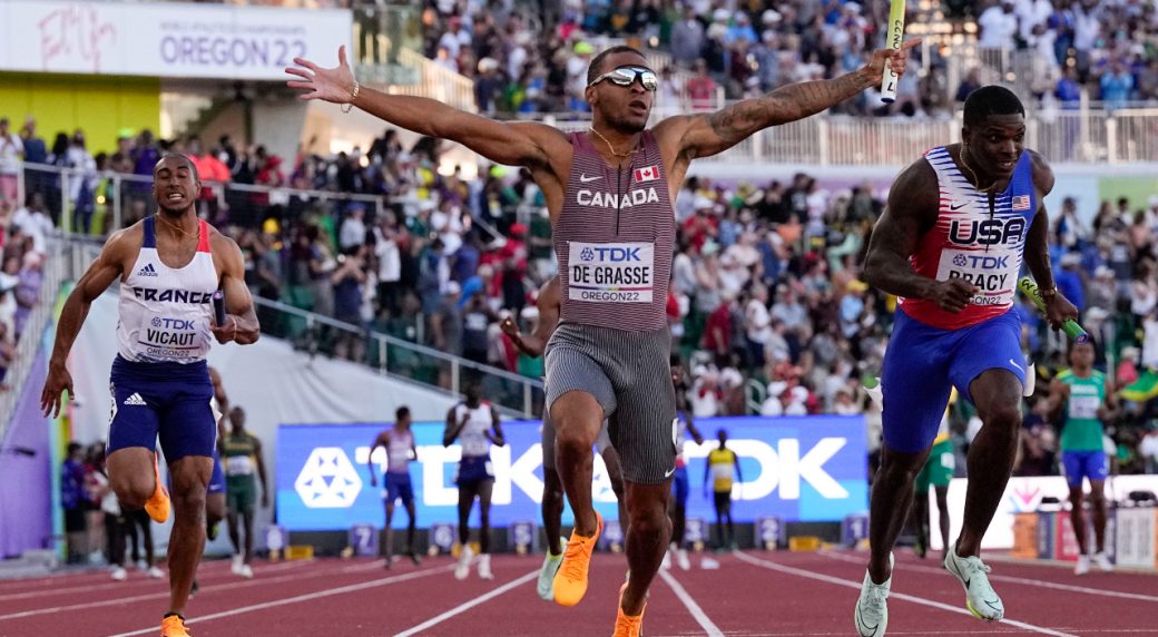 The Canadian Olympic Committee has revoked accreditation from De Grasse’s coach