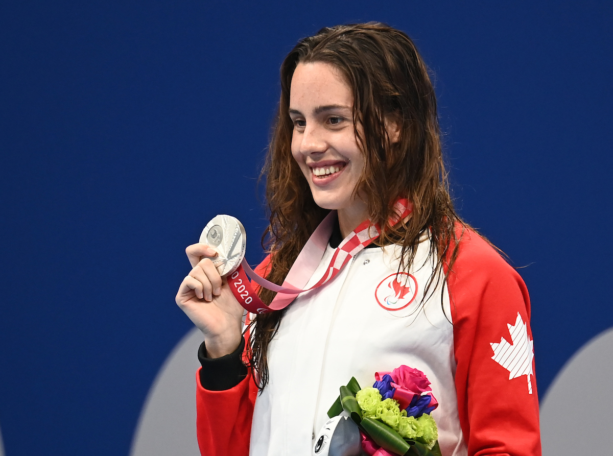 Aurelie Rivard of Canada wins silver medal at Paralympic Games