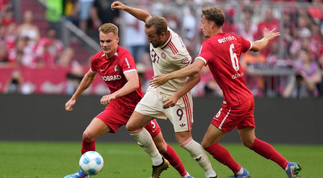 Bayern Munich defeats Freiburg with goals from Kane and Mueller in Bundesliga match