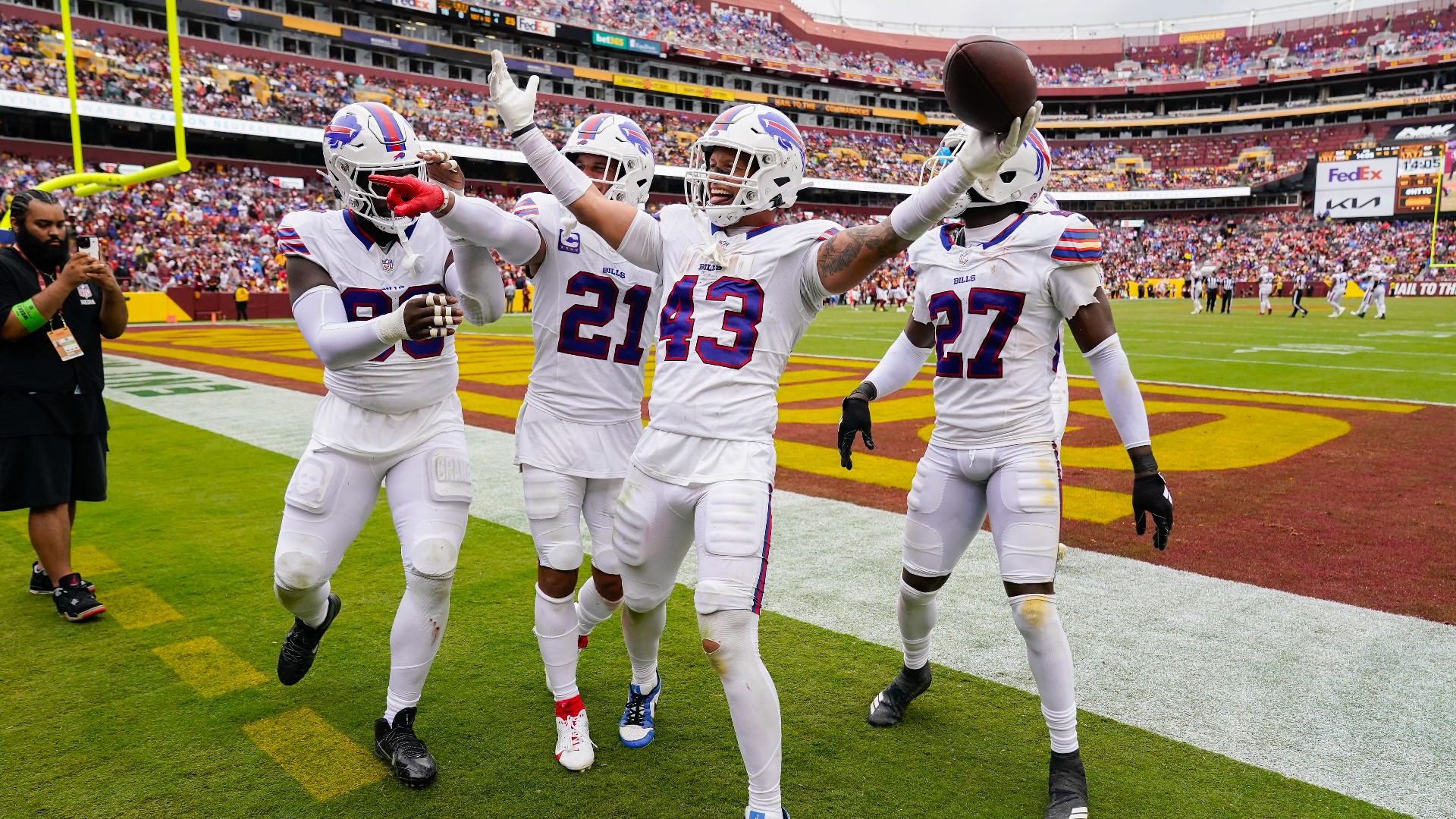 Bills dominate Dolphins as Cook scores three touchdowns