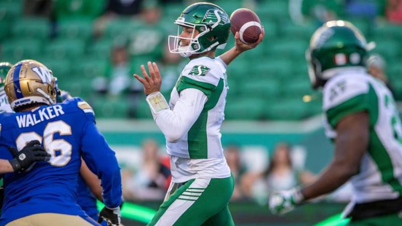 Bombers secure thrilling road win over Roughriders with late defensive stand