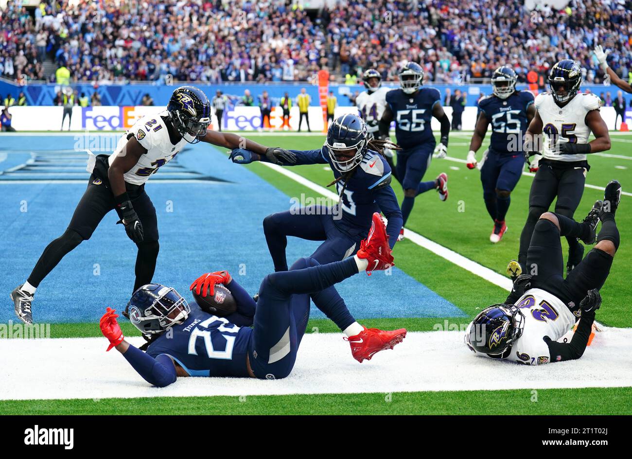 Henry scores his first touchdown of the 2024 season for the Ravens