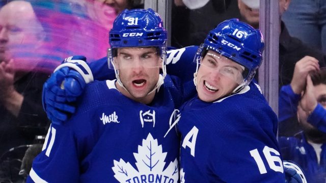 Tavares and Marner discuss their contracts with the Maple Leafs